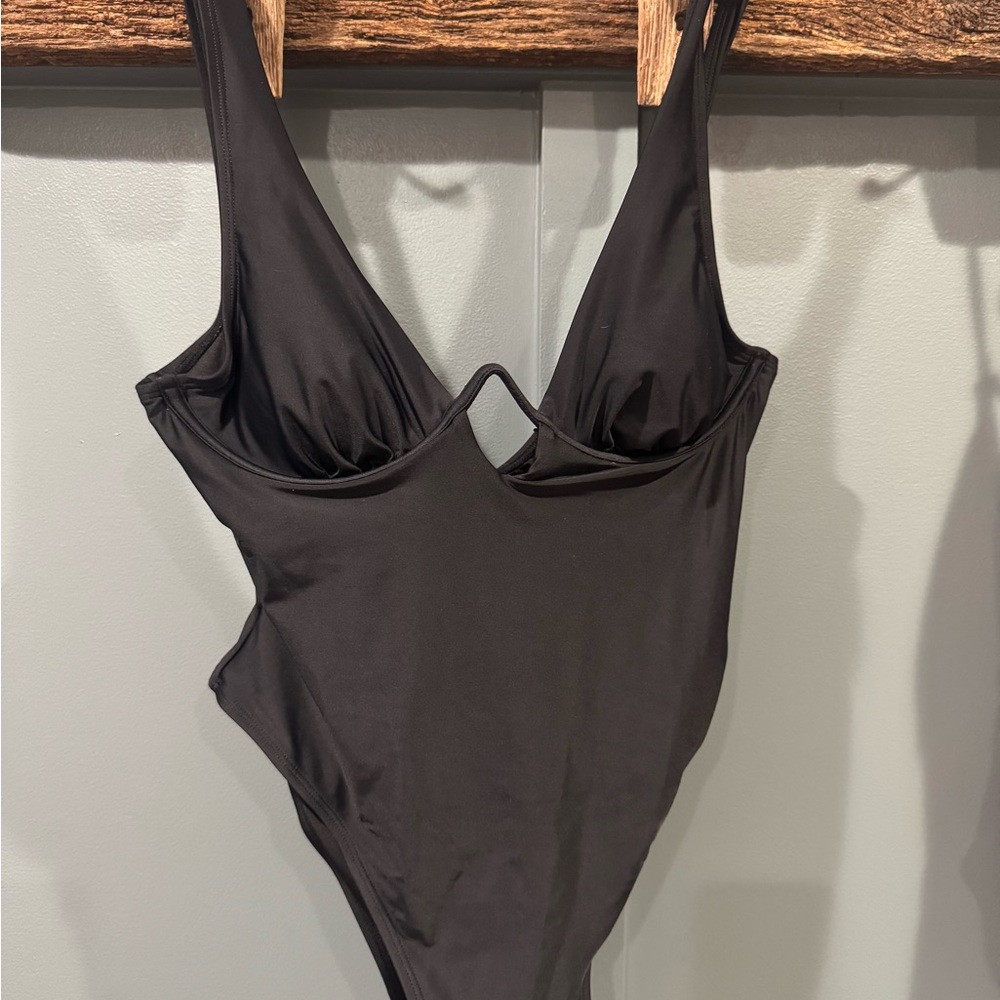 Black One-Piece Swimsuit